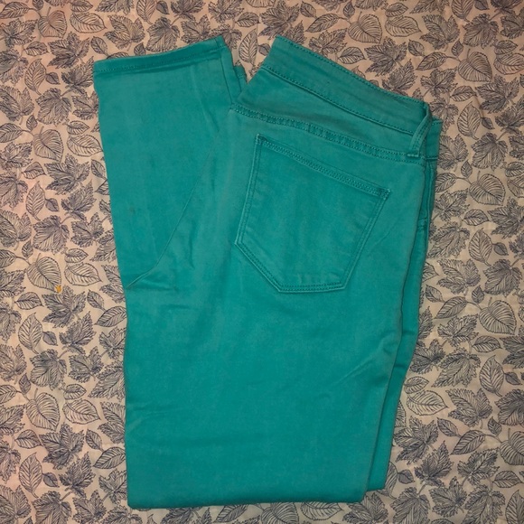 Old Navy Denim - Teal Rockstar ankle jeans- great condition.